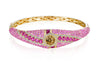 Crown Candy Cane Ruby Bangle