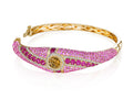 Crown Candy Cane Ruby Bangle