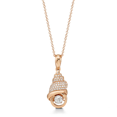 Crown Seashell Pendant